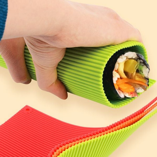직사각형 실리콘 김밥 말이 만들기 실리콘 김밥 발 주방 도구 - 상품 이미지