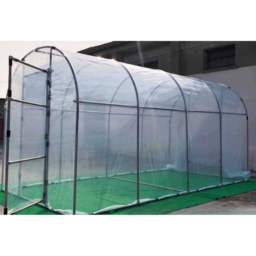 비닐하우스 뼈대 지붕 가정용 마당 화단 온실 자재 2x2x2m - 상품 이미지