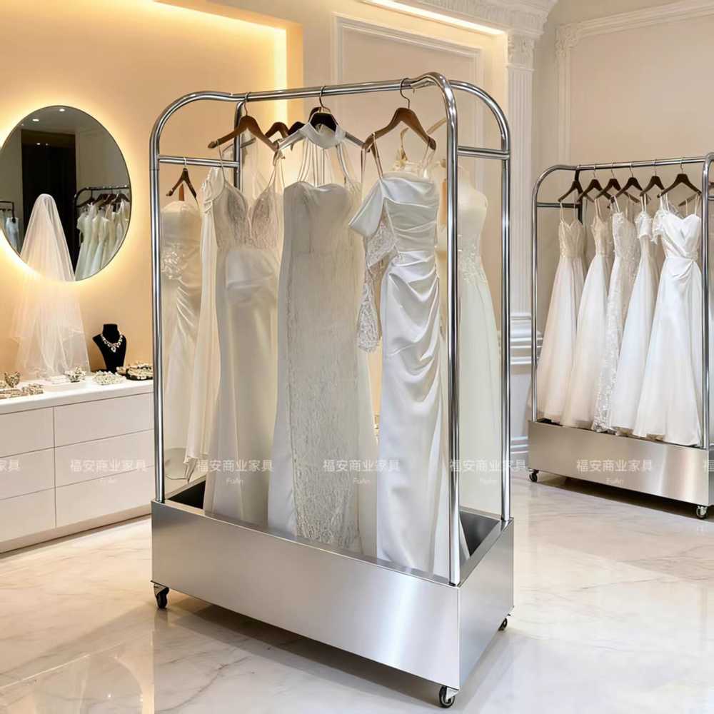웨딩드레스 카트 이동 보관 운반 파티 호텔 수레 행거 - 상세 이미지 2