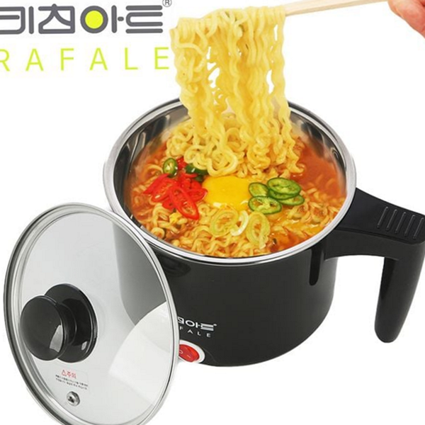 1인용 전기 라면 포트 스테인리스 라면전 전기 냄비 즉석 휴대용