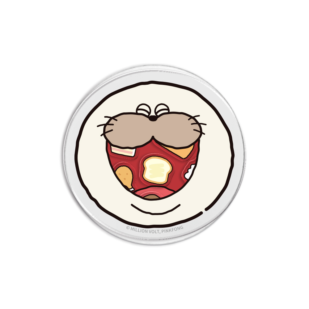 씰룩 굿즈 아이폰 맥세이프 쉐이커 그립톡 먹보 뚱범 - 상세 이미지 2