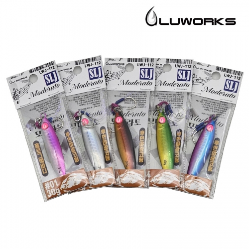 루웍스 LWJ-112 SLJ 모데라토 슈퍼라이트게임 야광 메탈지그 01, 15g - 상세 이미지 5