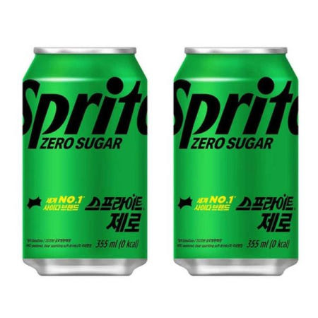 캔음료 스프라이트 제로 x 24개입 355ml