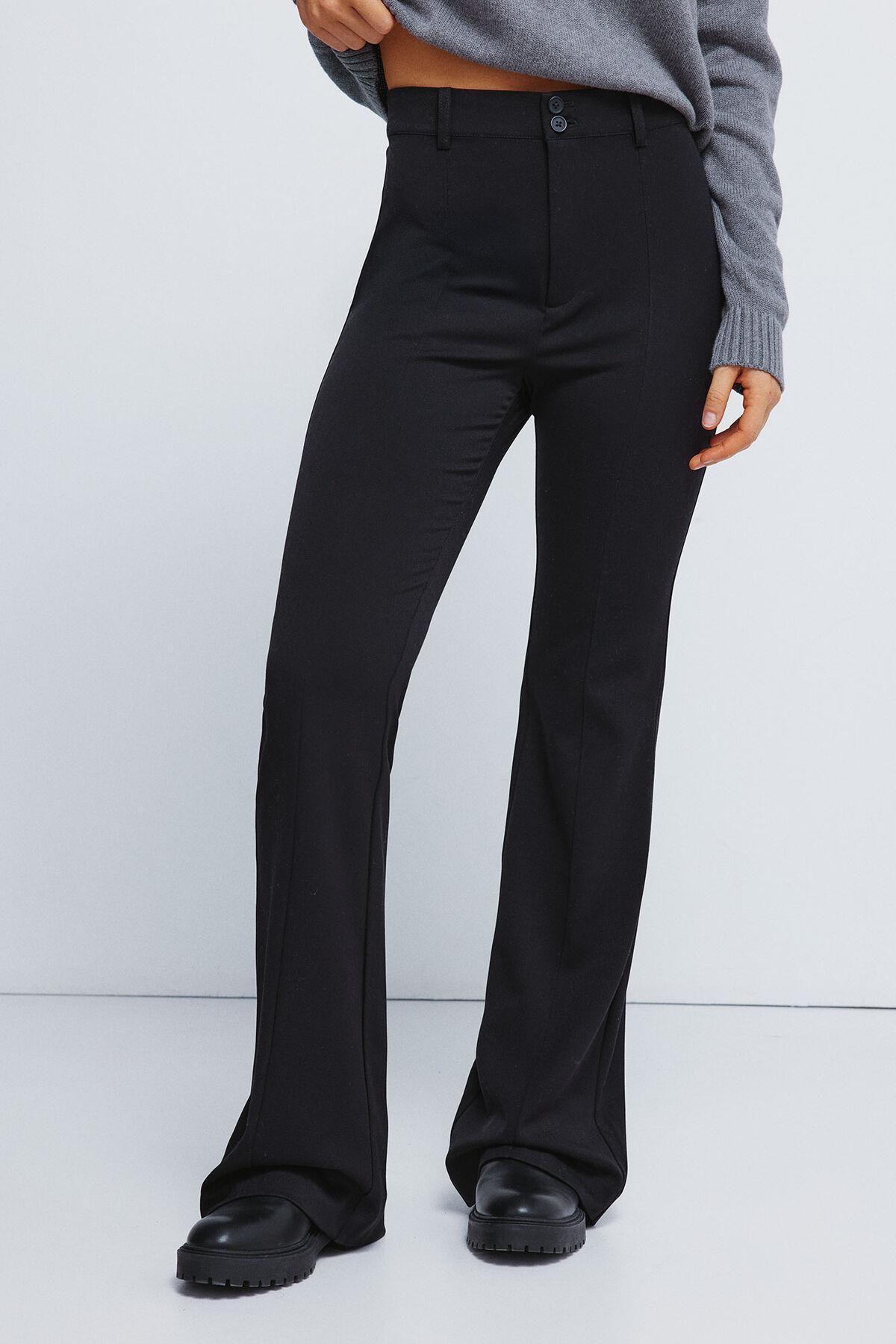 스프링필드 부츠컷 하이웨이스트 테크니컬 팬츠 블랙 6832084 NEGRO - 상품 이미지