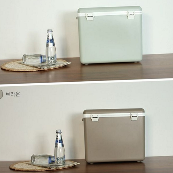 감성 캠핑용 아이스박스 휴대용 아이스박스 23l 차박 아웃도어 보냉 식품
