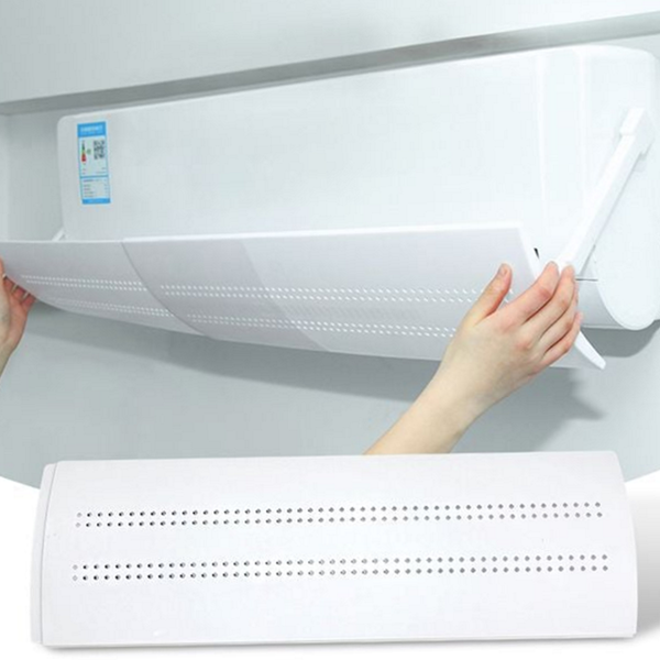 무타공 에어컨 바람막이 벽걸이 에어컨 가드 풍향 조절 길이