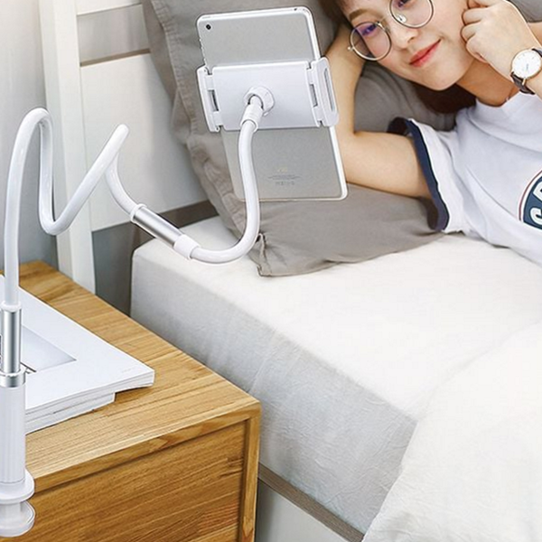다용도 침대 핸드폰 거치대 태블릿 스마트폰 자바라 거치대 조절 각도 - 상품 이미지