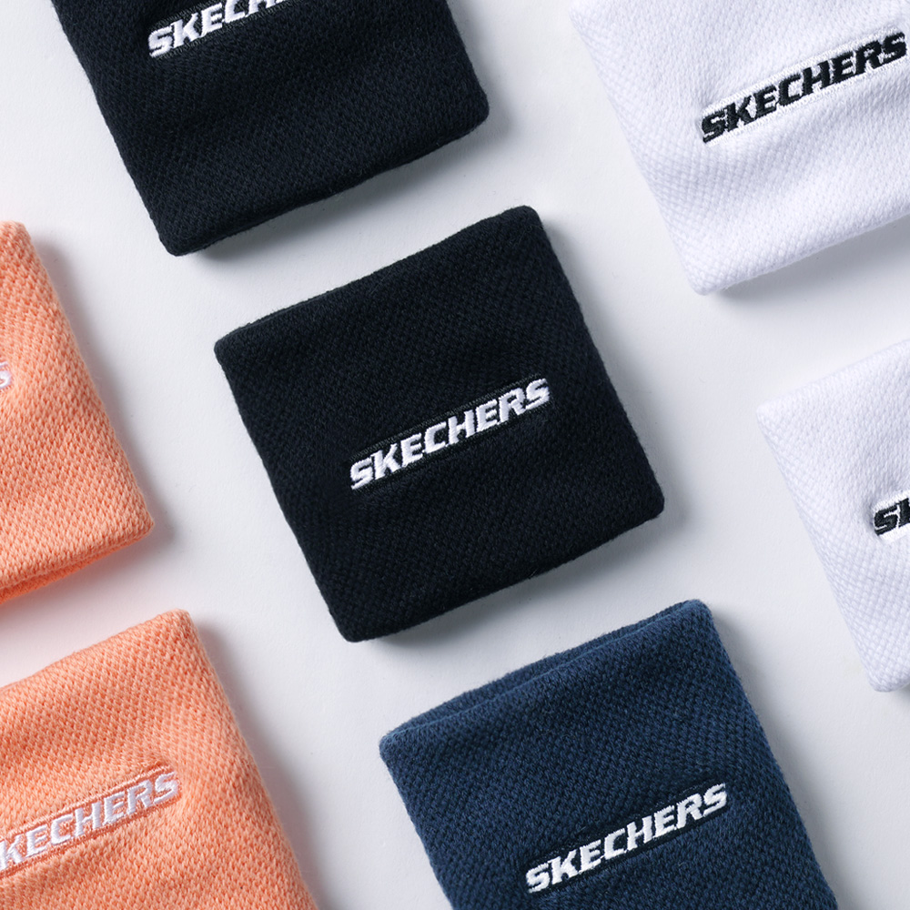 스케쳐스 손목 밴드 아대 2개 세트 스포츠 팔목 보호대 제품 이미지