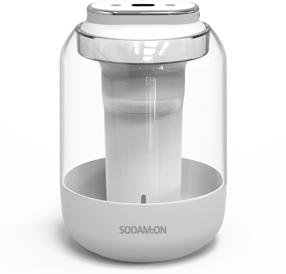 소담온 고요 미니 가습기 초음파 무선 사무실 휴대용 충전식 스노우화이트