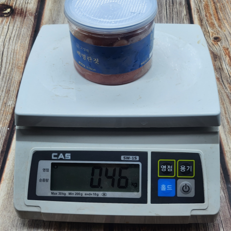 자연가득 저염 명란 젓갈 400g /짜지않고 타르색소와 합성보존료가 들어가지 않은 건강한 명란 이미지 6