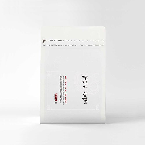 전광수커피 원두 장인의숨결 블렌드 500g 200g 산미없는 원두 강배전 다크초콜렛향 - 상품 이미지