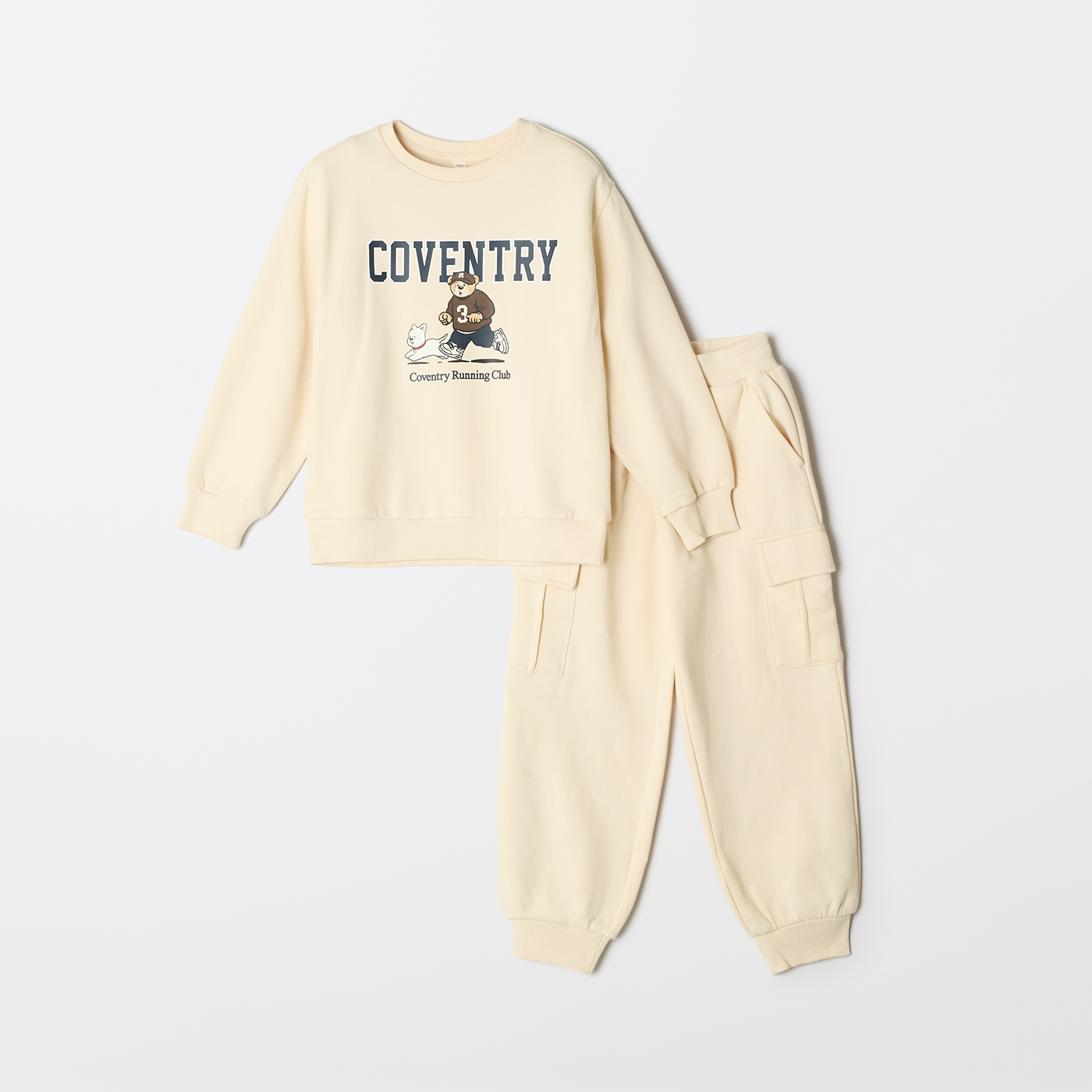 [당일출고] 스파오키즈 프렌즈 기모 상하세트 SPSMF4TKU1