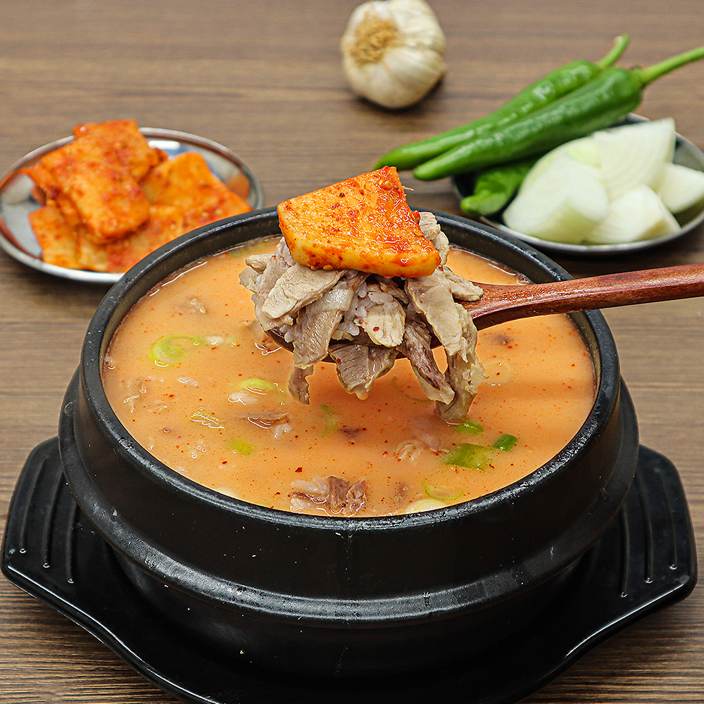 초간편 3분국밥 푸짐한 고기 순대 많은 국밥 순대국 얼큰 순대국밥 캠핑 - 상세 이미지 5