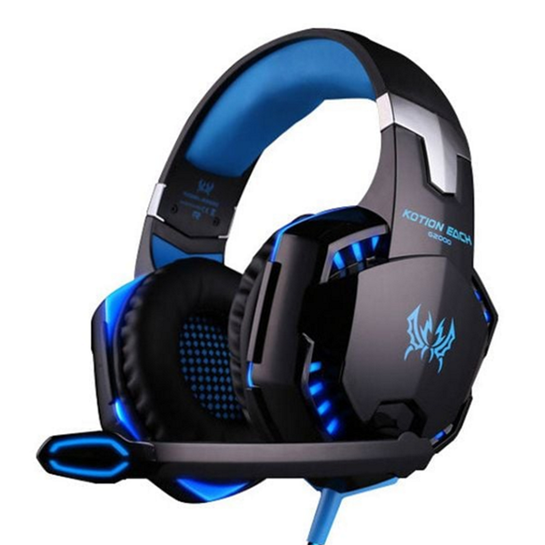 음소거 게이밍 헤드셋 컴퓨터 유선 헤드셋 마이크 볼륨 조절 - 상품 이미지