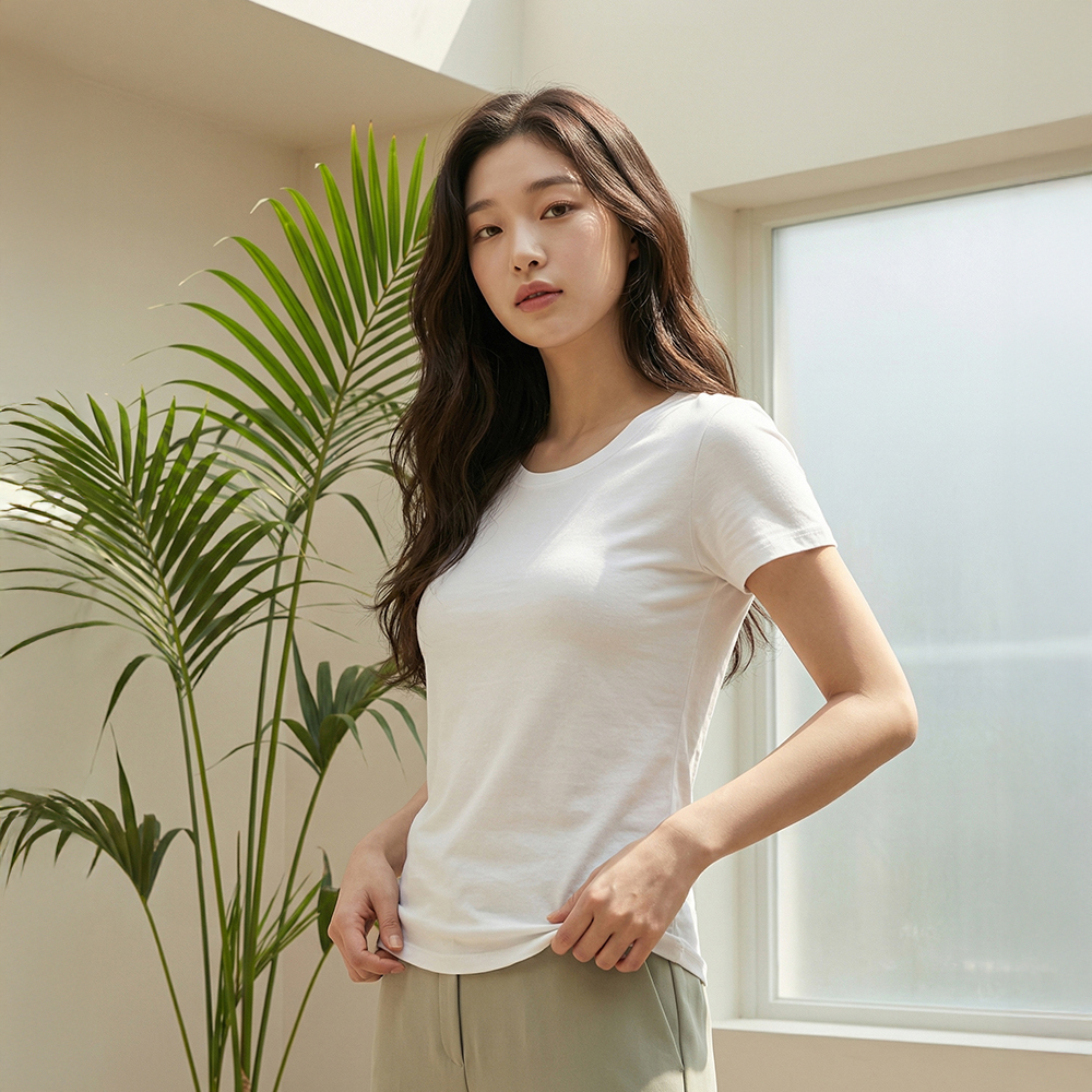 누모 노브라티 브라캡 쿨링 편한 숨 브라 이너티셔츠 - 상품 이미지