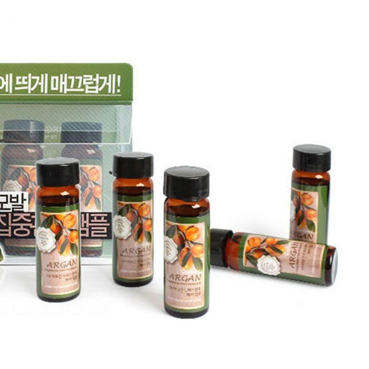 영양공급 손상된 헤어앰플 15ml 모발케어 5입 아르간 - 상품 이미지