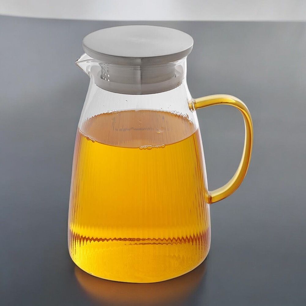 게더릭 주름 내열유리 물병 (1.5L) - 상품 이미지