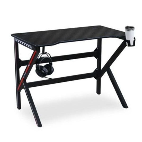 카본 게이밍 컴퓨터 책상 조립형 k형