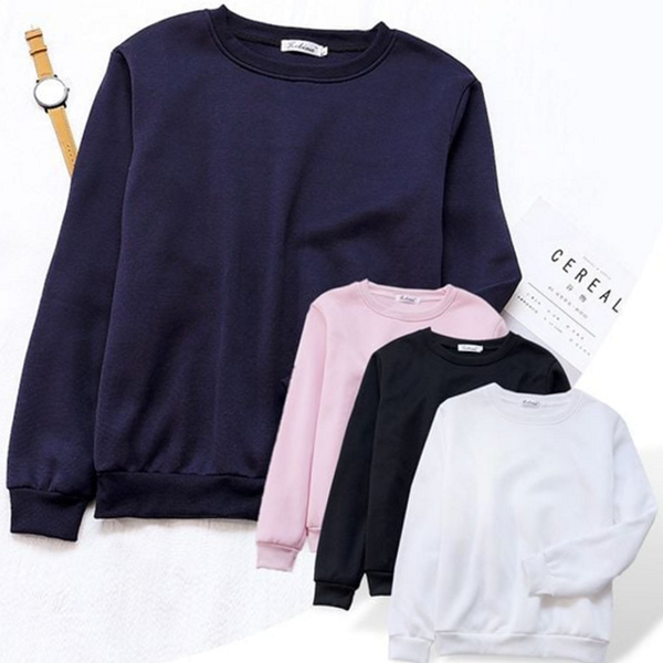 데일리 여성 맨투맨 티셔츠 빅사이즈 루즈핏 맨투맨 티셔츠 오버핏 박스핏 - 상품 이미지