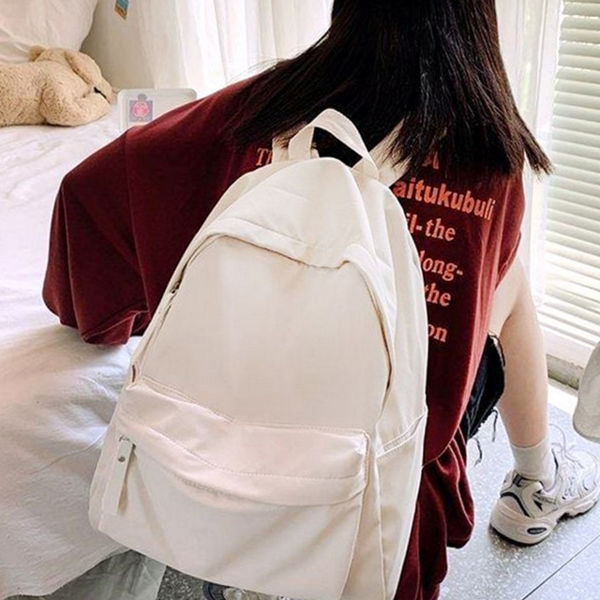 가벼운 캐주얼 백팩 데일리 여성 백팩 대학생 나일론 - 메인 이미지