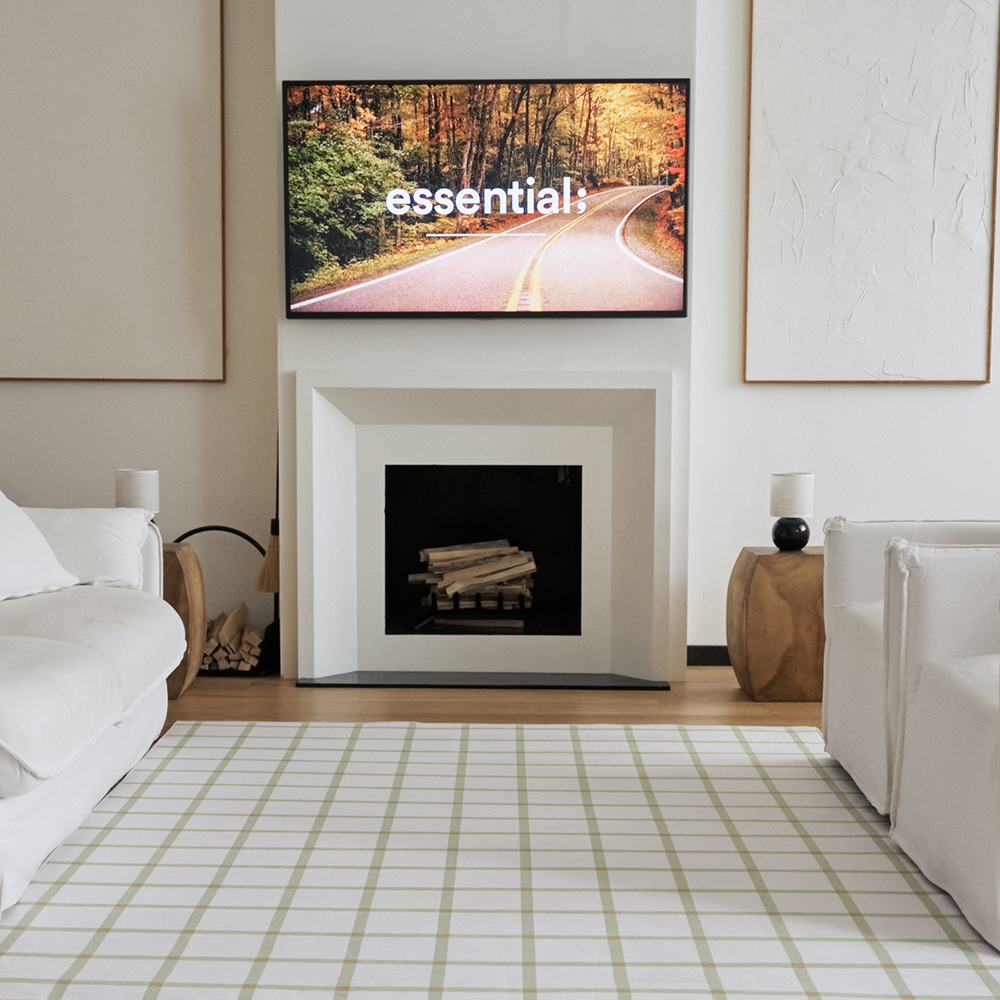 먼지없는 거실 러그 단모 사계절 빈티지 침대 카페트 100x150