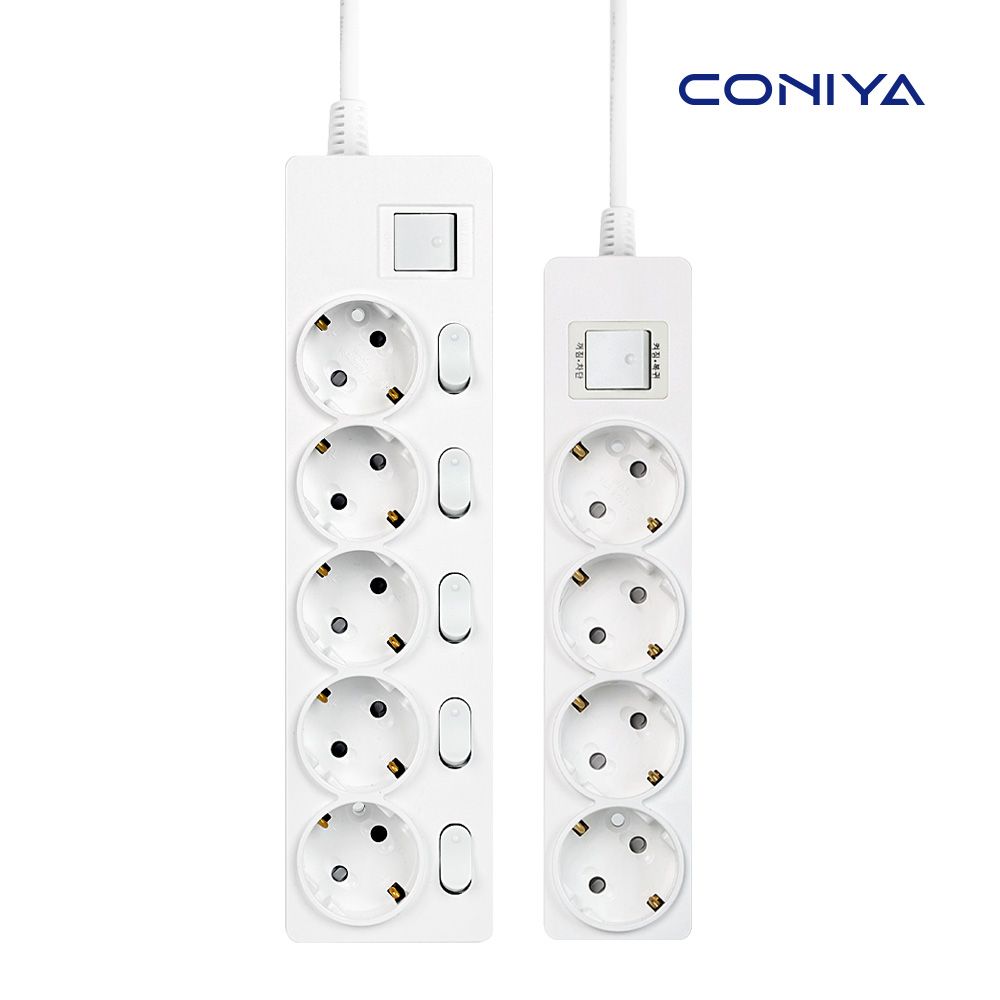 코니야 국산멀티탭 과부하차단 국산 멀티탭 4구 1.5m 개별 통합 스위치 3200W