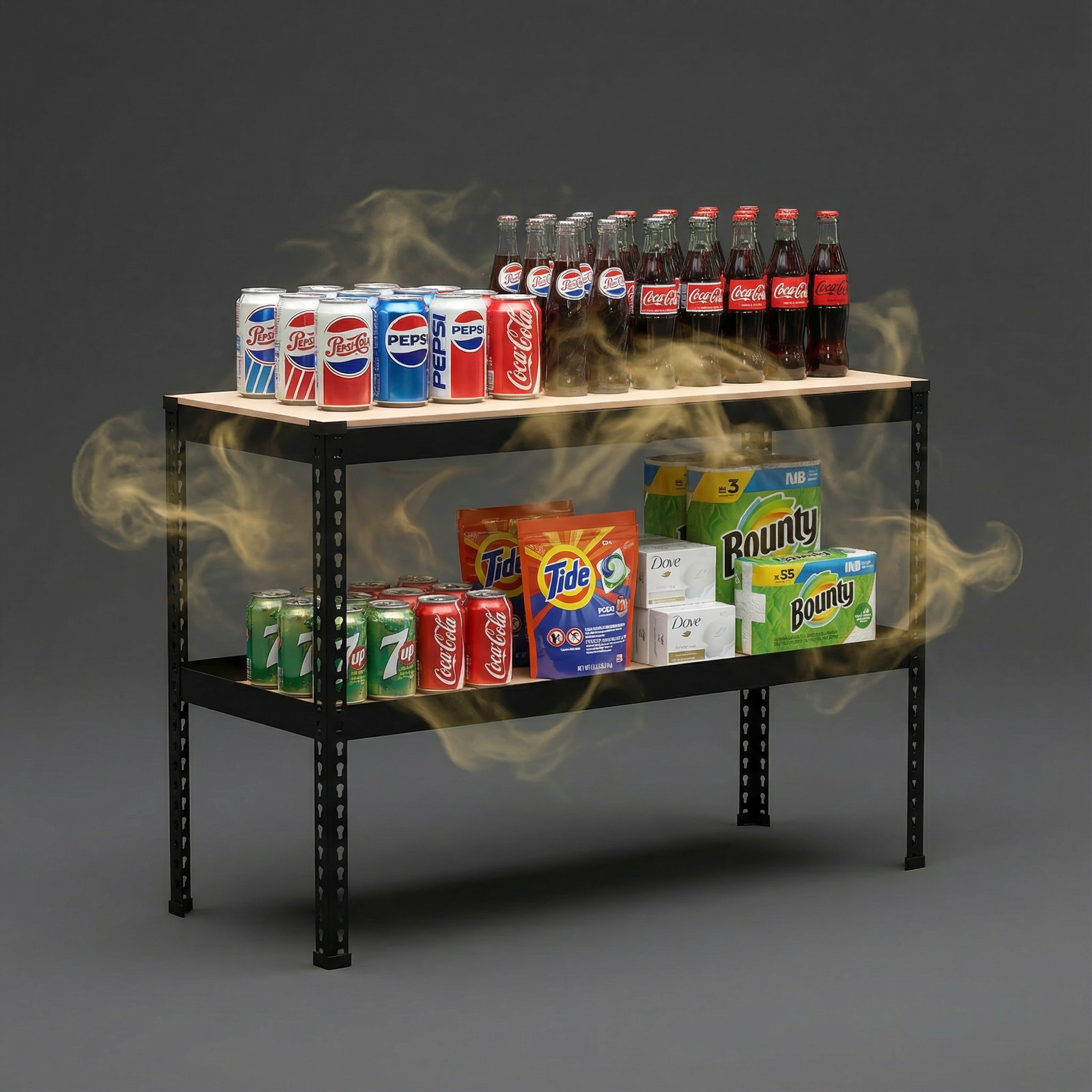 스피드랙 철제선반 12T합판 무볼트 조립식 앵글 창고 베란다 V23030332단