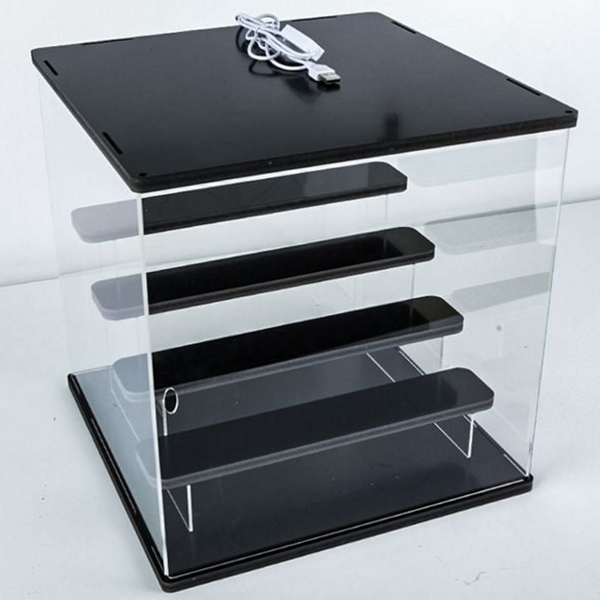 4층 led 장식장 피규어 투명 장식장 컬렉션 진열장