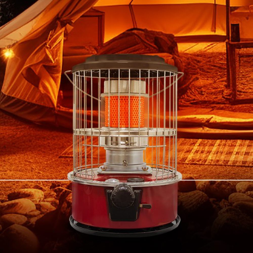 등유 난로 석유 로터리 로타리 대류식 캠핑용 야외 기름 히터 실내 팬히터