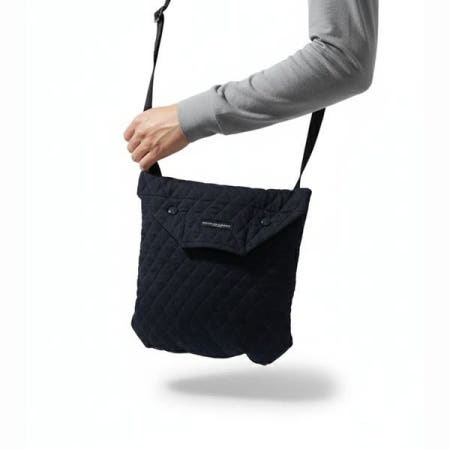 엔지니어드 가먼츠 Shoulder Pouch - Dk Navy CP Quilted Corduroy (23F1H014-NQ370-SD019) (CP 퀼티드 코듀로이 숄더 파우치)
