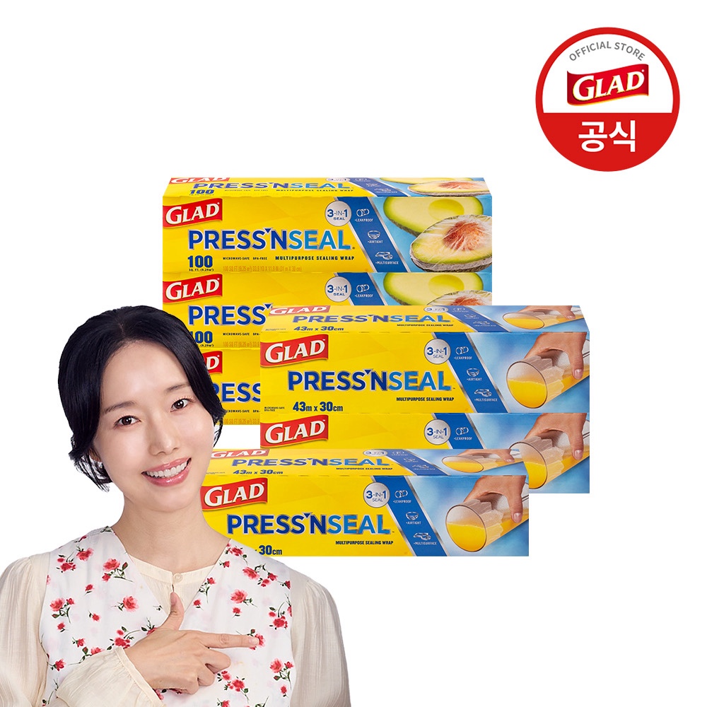 [10% 슈퍼적립] 글래드 이정현 매직랩 대용량(30cmx31m)+점보(30cmx43.4m) 세트 주방랩 비닐랩 샌드위치랩 코스트코