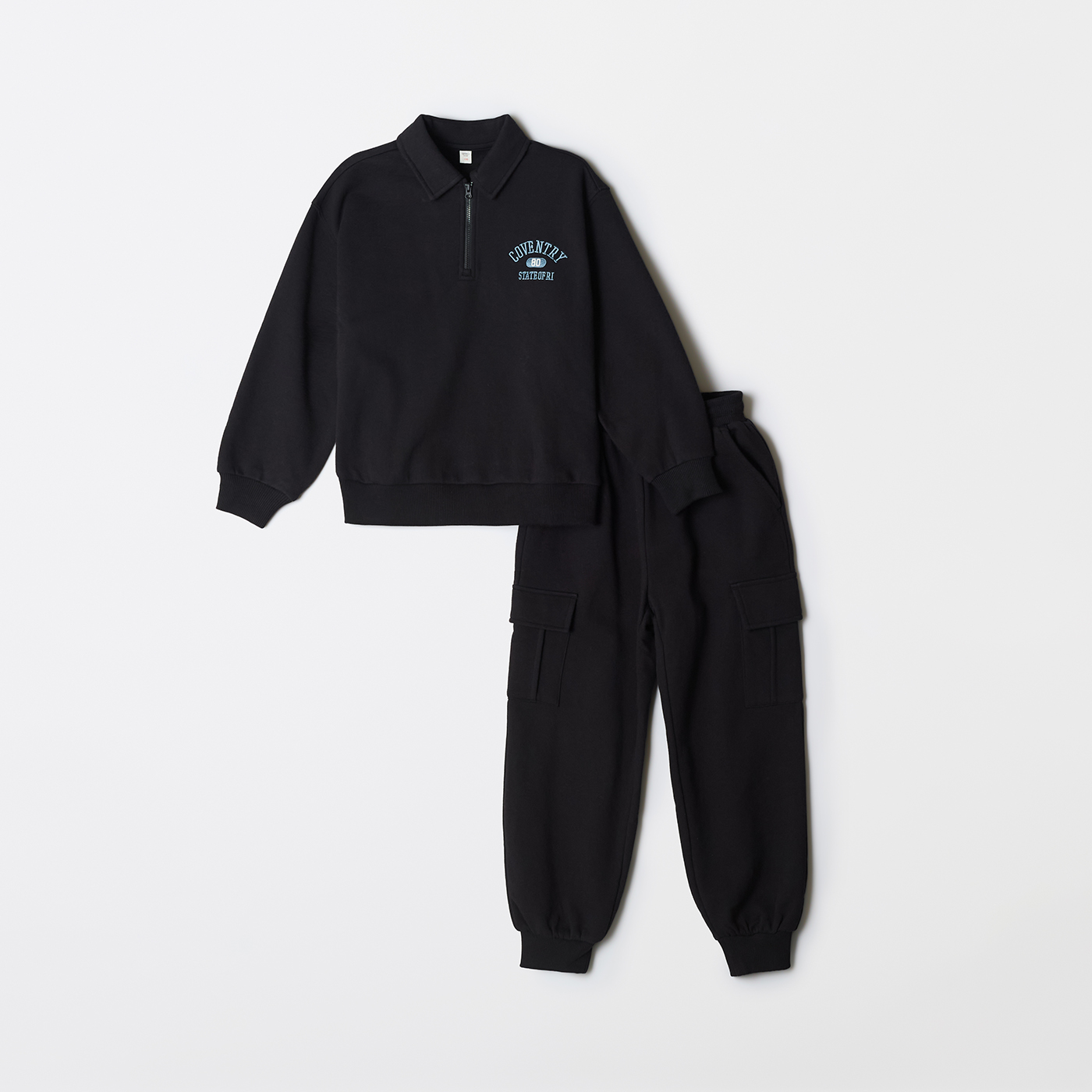 [당일출고] 스파오키즈 하프 집업 기모 상하세트 SPSMF4TKU3