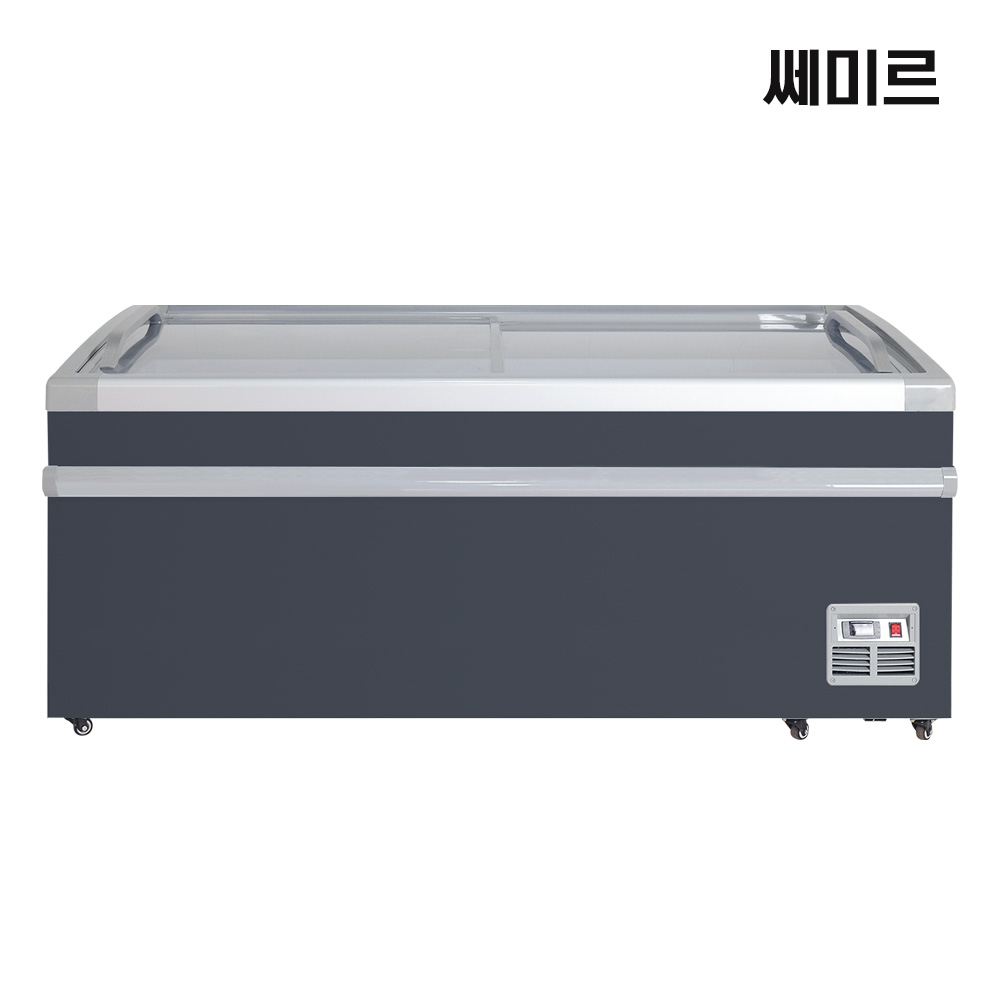 쎄미르 업소용 슬라이드 냉동고 평대 SD-718 아이스크림 정육 마트 이미지 2