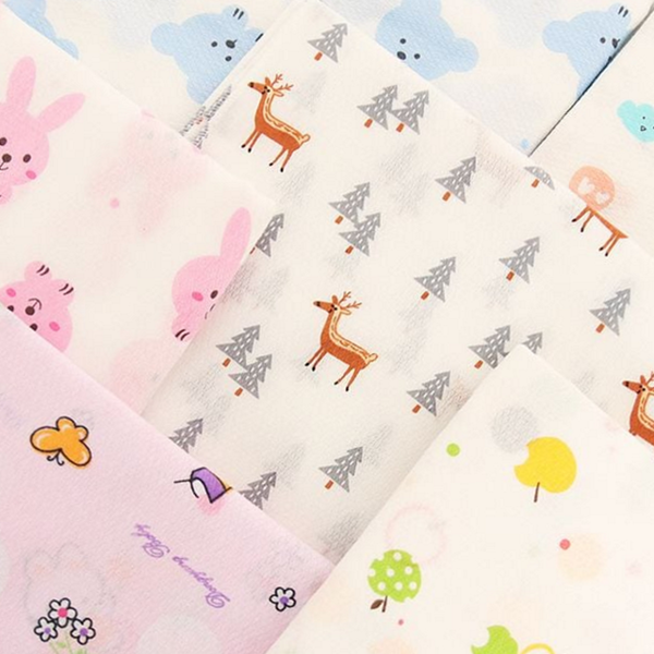 무형광 가제 손수건 캐릭터 면 손수건 순면 대형