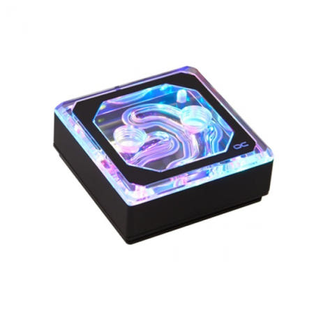 ALPHACOOL Eisblock XPX Aurora Edge 워터블럭 (아크릴 블랙) / M
