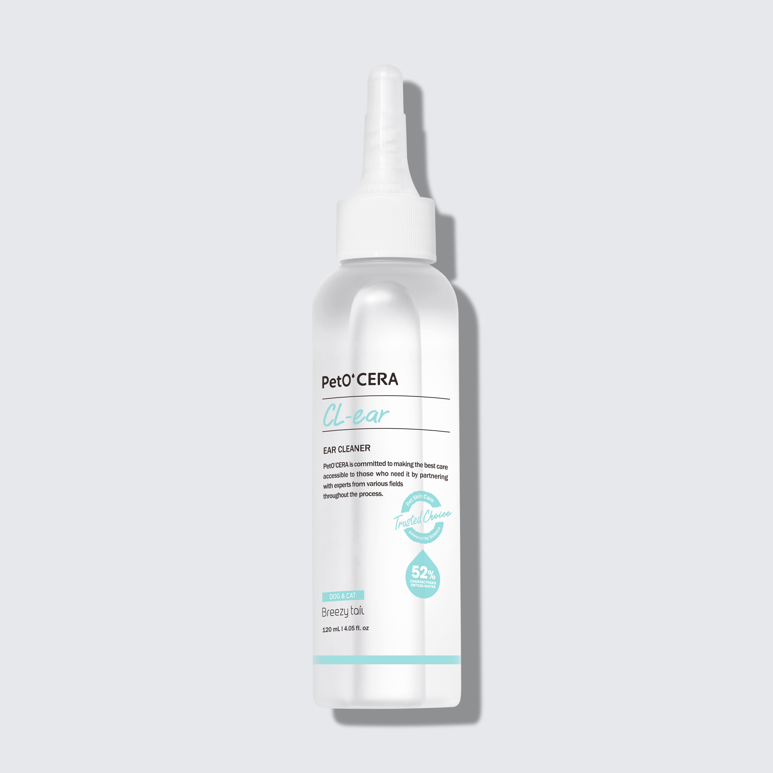 페토세라 강아지 고양이 귀 세정제 클이어 120ml - 상세 이미지 3