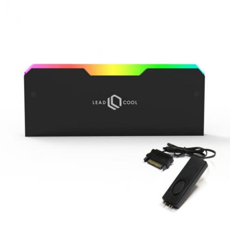 LEADCOOL RH-1 EVO ARGB 메모리 방열판 블랙 KIT (1PACK/Controller) / M