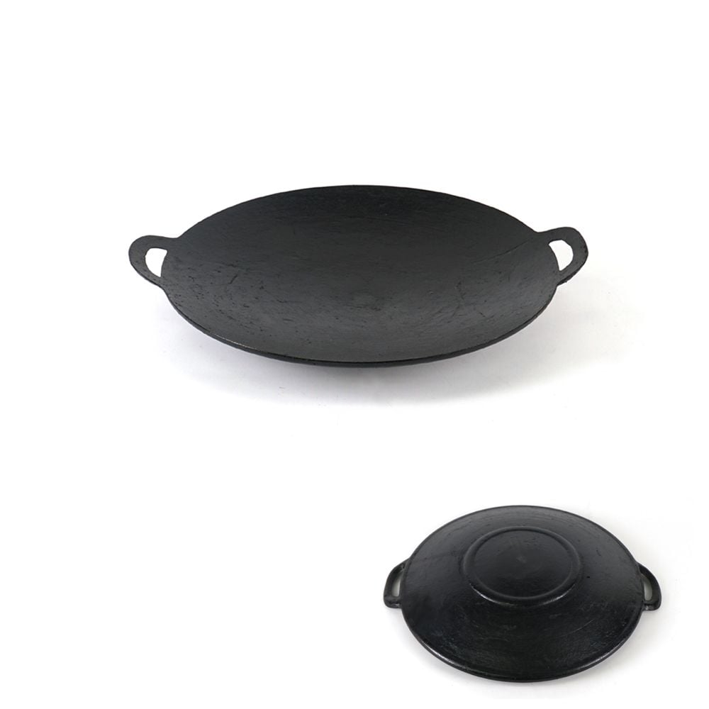 업소용 무쇠 구이팬 그리들 28cm - 상품 이미지