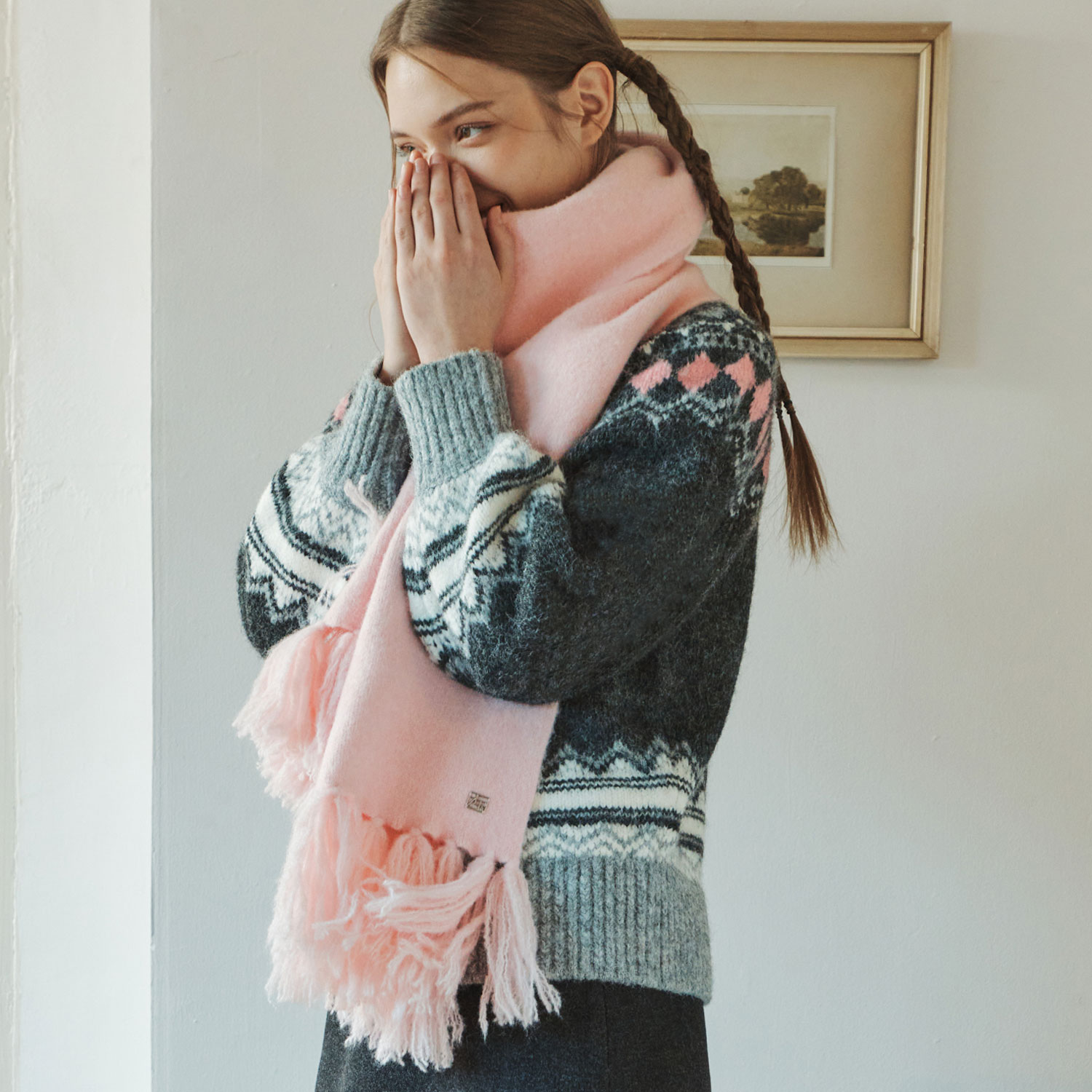 [제로스트릿] [5컬러] 네스트 울 머플러 NEST WOOL MUFFLER - 상품 이미지