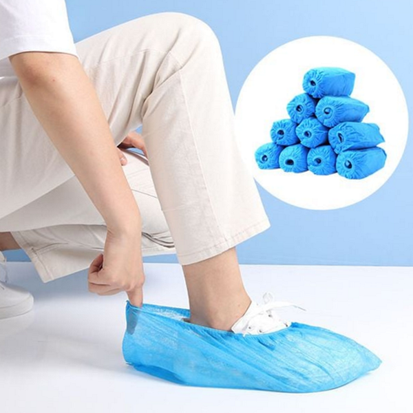 부직포 일회용 덧신 위생 일회용 용신 신발 커버 청소용 현장 - 상품 이미지