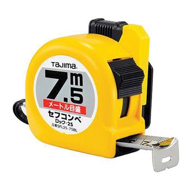 타지마 TAJIMA 안전 자동 줄자 SF-L25-75 - 메인 이미지