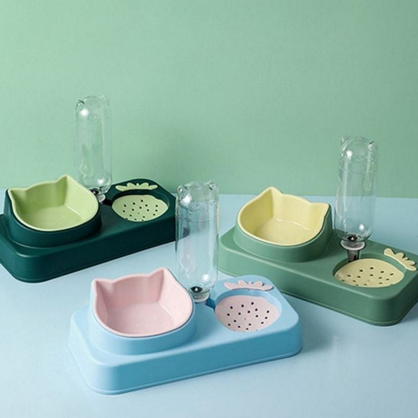 애견 강아지 자동 급수기 식기 고양이 자동 급수기 밥그릇