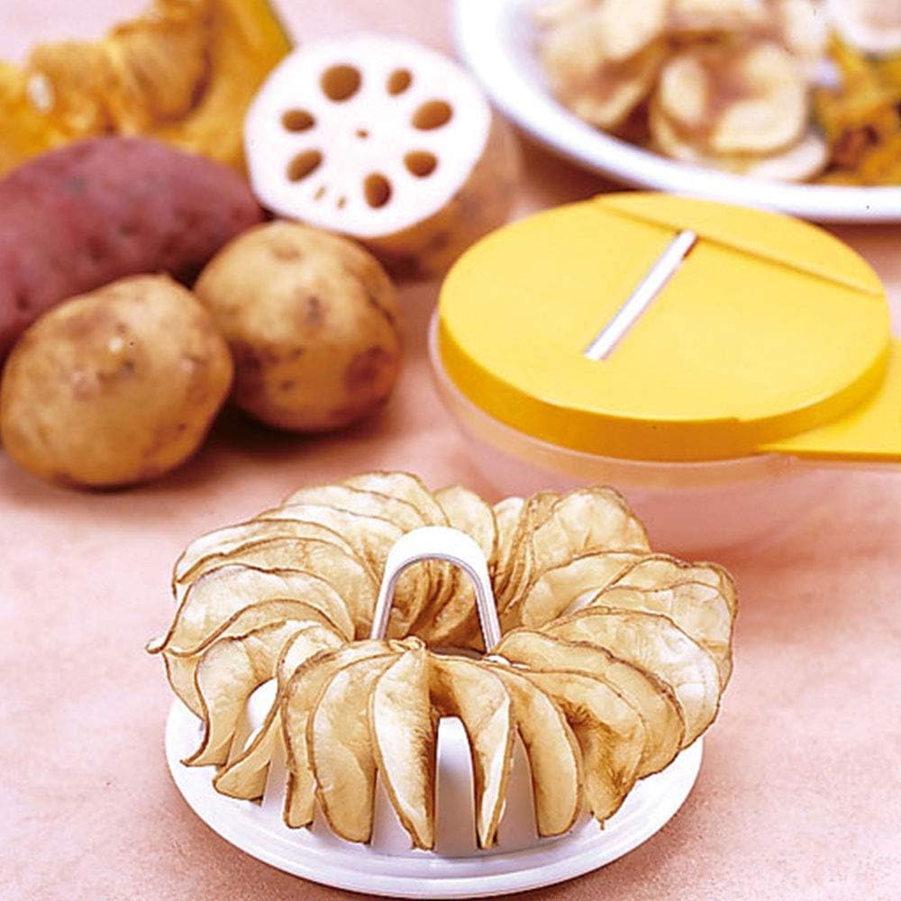 아케보노 감자칩 메이커 전자레인지 조리 기름 없이 만드는 건강 간식 슬라이서 - 상세 이미지 2