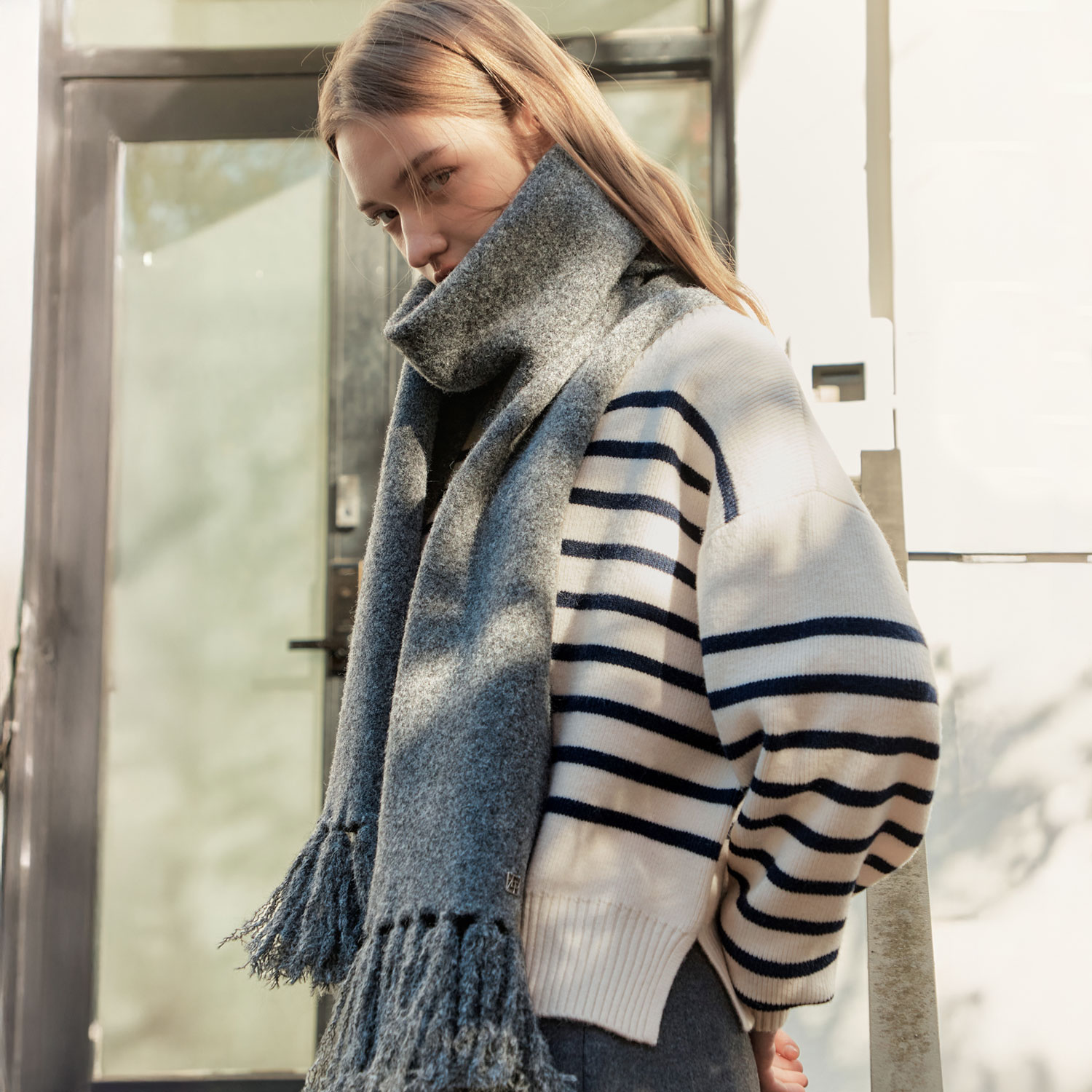 [제로스트릿] [5컬러] 네스트 울 머플러 NEST WOOL MUFFLER - 상세 이미지 4