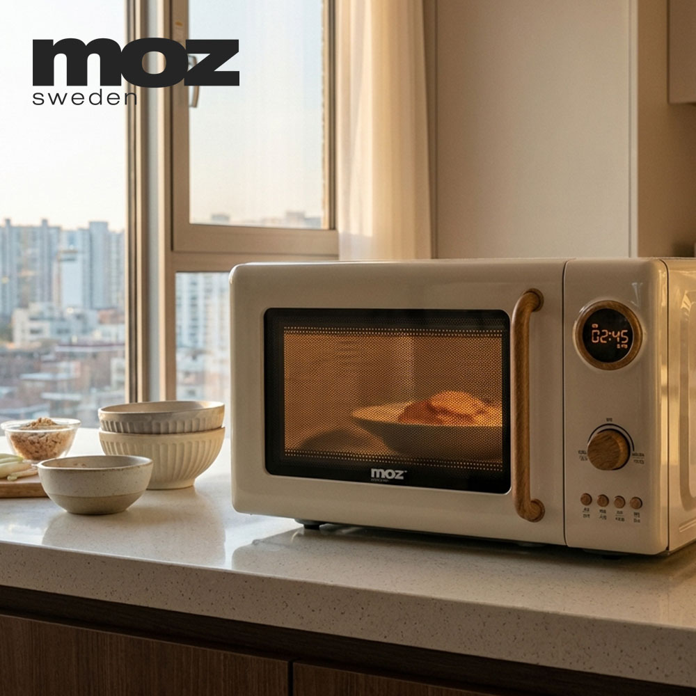 모즈스웨덴 20리터 전자레인지 MMO-700W 전자렌지 아이보리