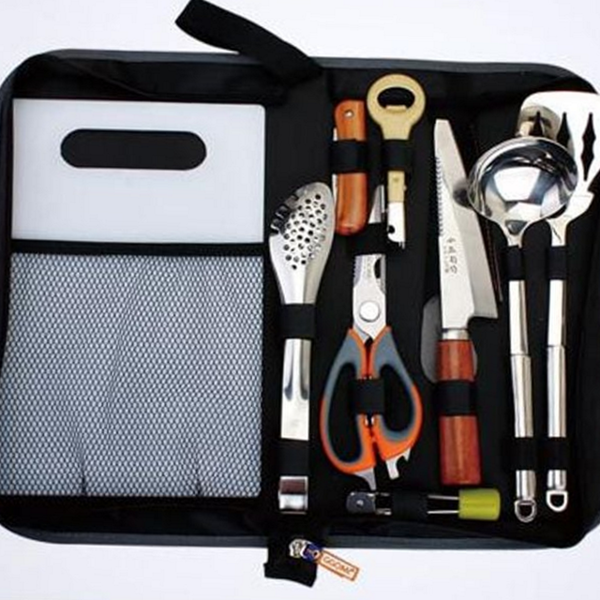 휴대용 캠핑 주방용 용품 세트 캠핑용 야외 조리 도구 세트