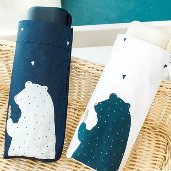 컴팩트 자외선 차단 양산 초경량 5단 양산 접이식 암막 여름