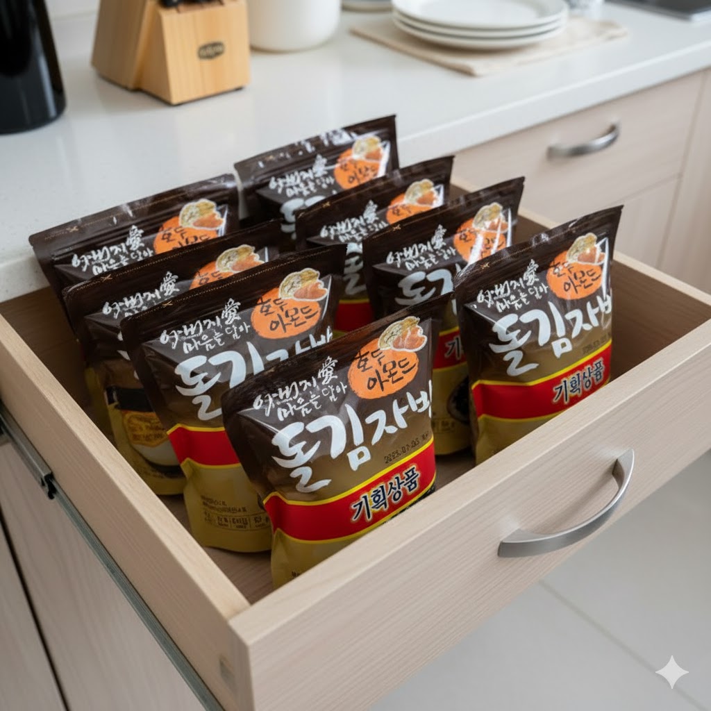 명식품본사 호두아몬드 돌김자반 소포장 반찬 가정 업소 식당식자재 도매가 50g, 2개 이미지 8