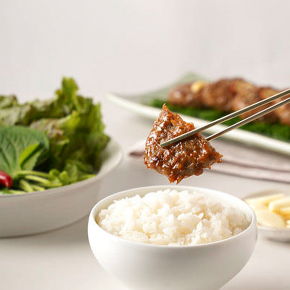 육즙 가득 수제 한돈 떡갈비 500g 5개입 100% 국내산 재료 두툼한 아이 반찬 이미지 8
