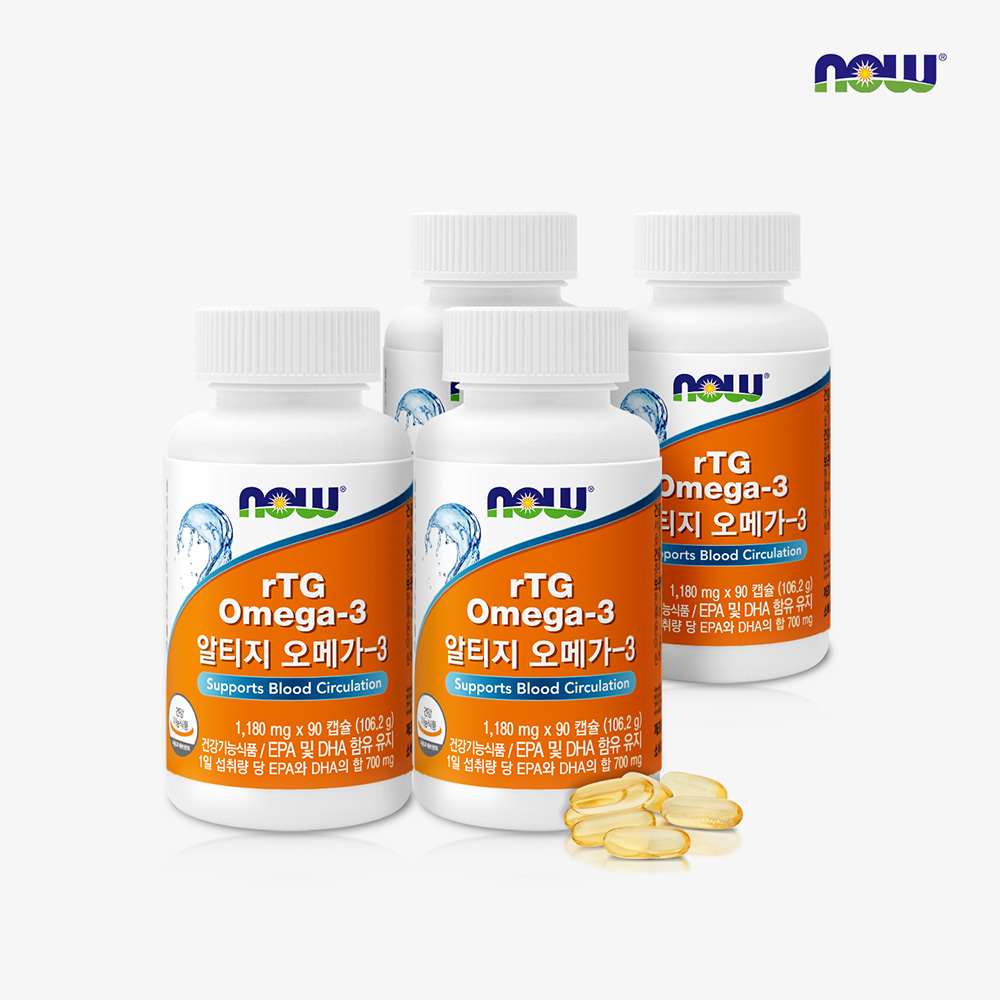 나우푸드 알티지 오메가3 EPA DHA 90캡슐, 4개 맛있게 먹은 솔직 후기 - 대표 이미지